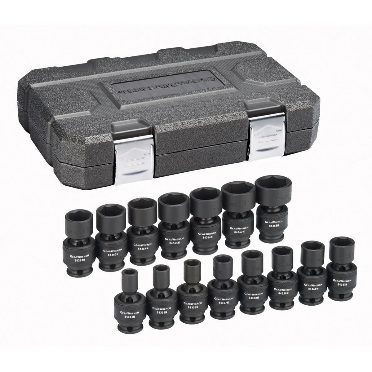 15 Piece 3/8" Drive 6 Point Metric Universal Socket Set KDT84918N