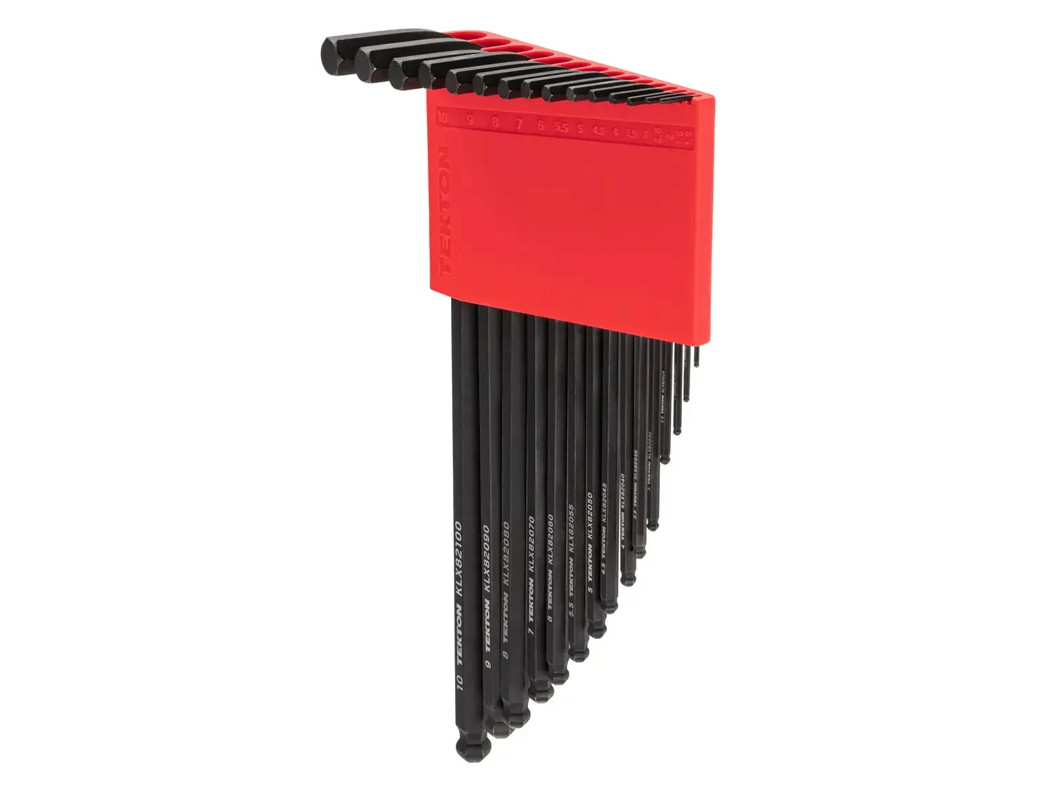 15-Piece Ball End Hex L-Key Set with Holder (1.3-10 mm)