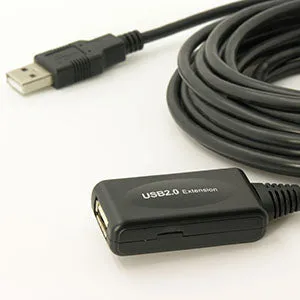 15Ft USB 2.0 Active Repeater Cable A-Male to A-Female