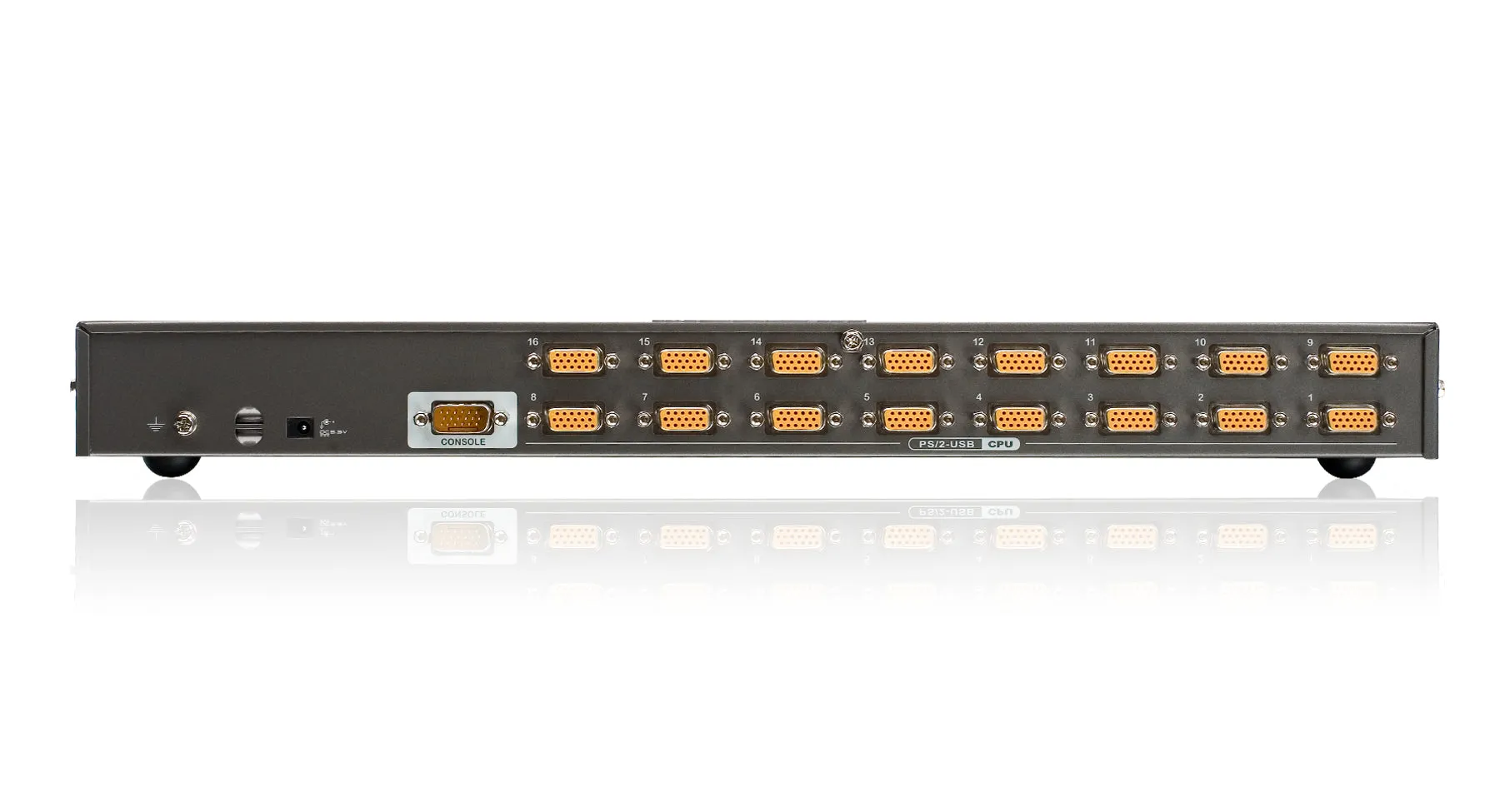 16-Port USB PS/2 Combo KVM Switch with USB KVM Cables (TAA Compliant)