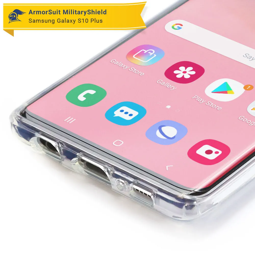 [2-Pack] Samsung Galaxy S10 Plus Case-Friendly Screen Protector