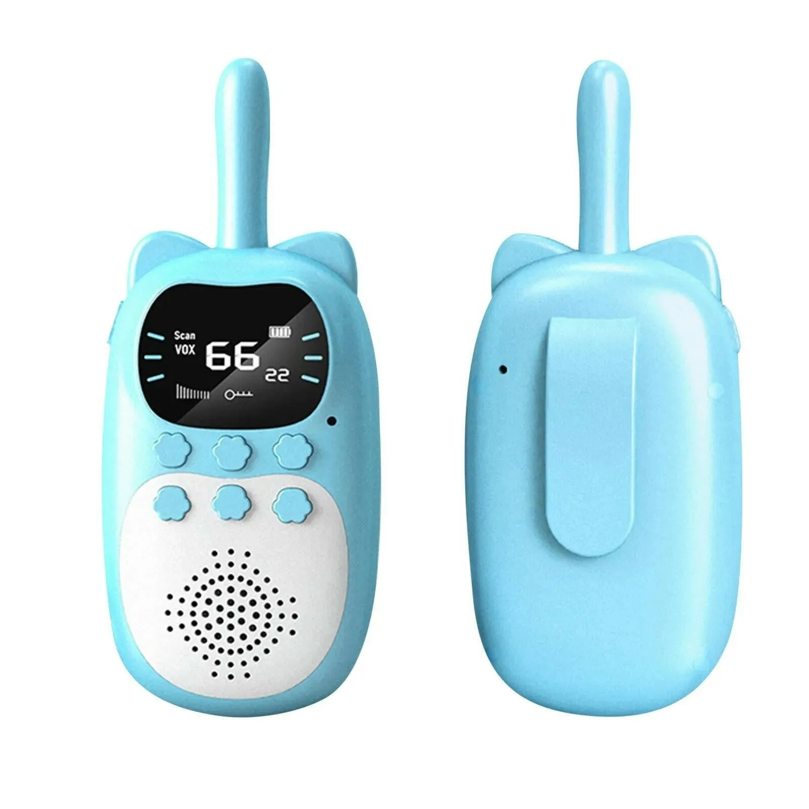 2PCS Kids Walkie Talkie  Electronic Toys Children Spy Gadgets Baby Radio Phone 3km Range Christmas Birthday Gift For Boys Girls