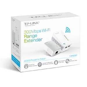 300Mbps Wi-Fi Range Extender,TP-Link WPA4220KIT Powerline Edition