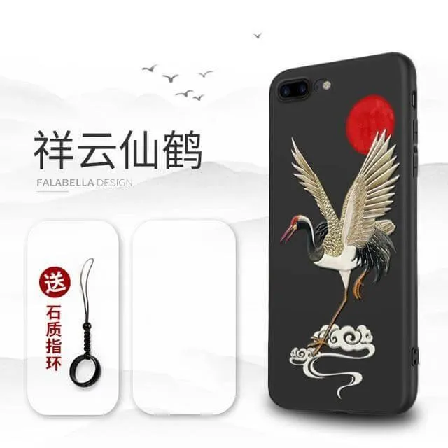 3D Giant Japanese Art iPhone Cases