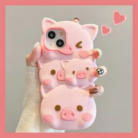 3D Piggy iPhone Case