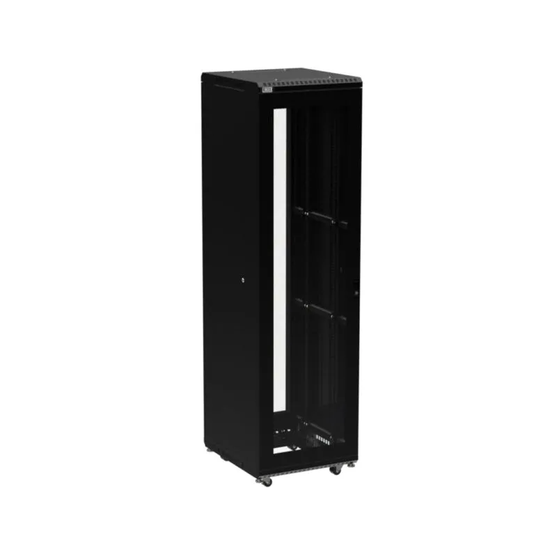 45U LINIER® Server Cabinet - Glass/Glass Doors - 3103 Series