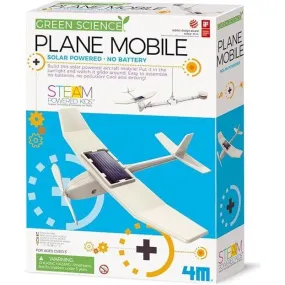 4M Green Science Solar Plane Mobile