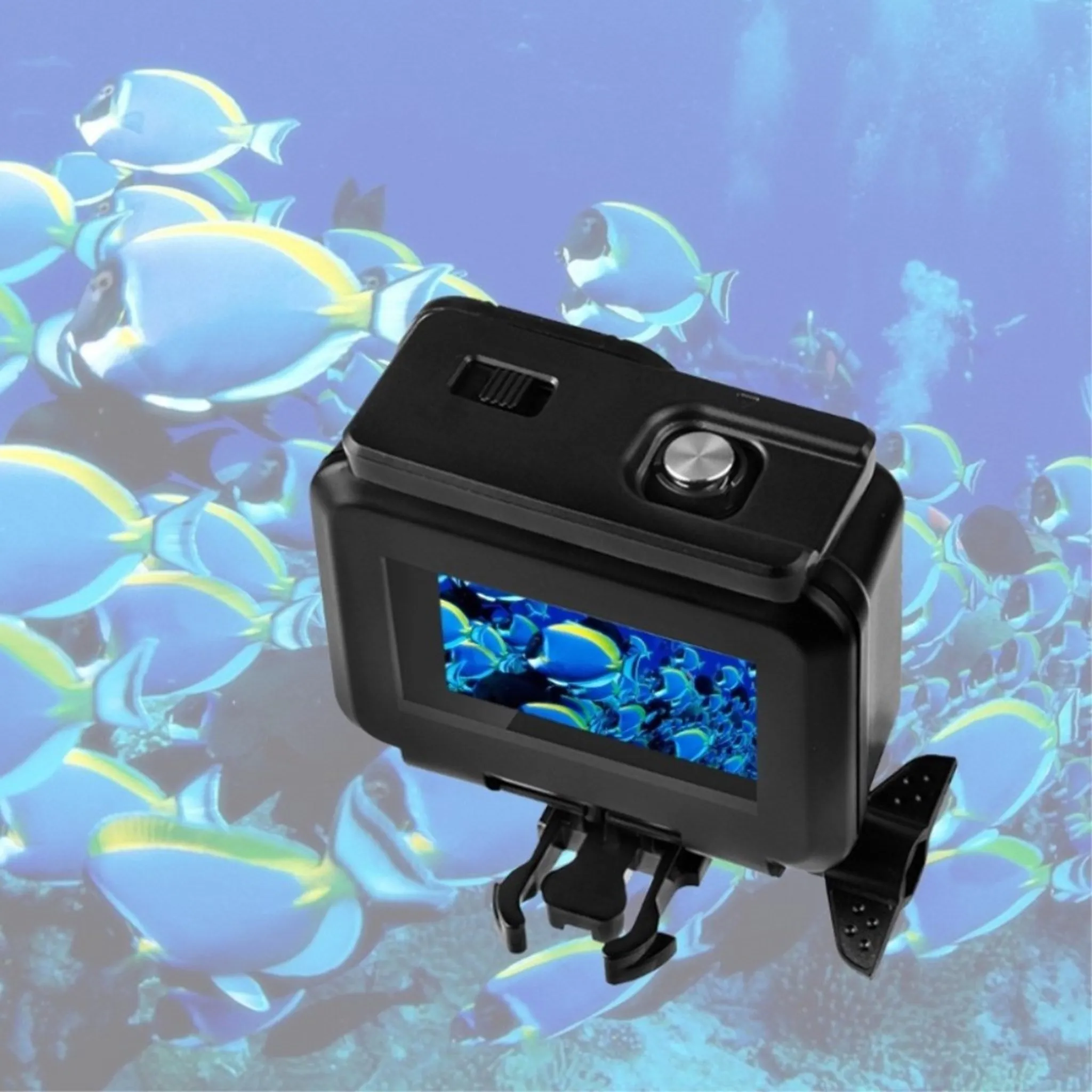 50m GoPro Hero 9 waterproof case with touch screen