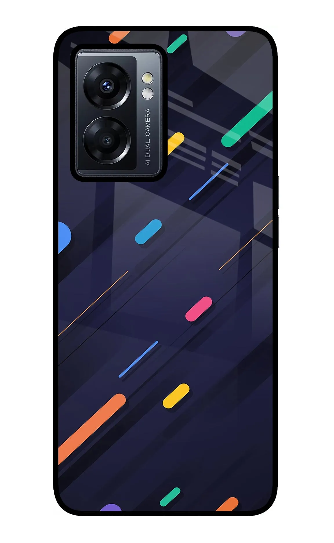 Abstract Design Oppo K10 5G Back Cover