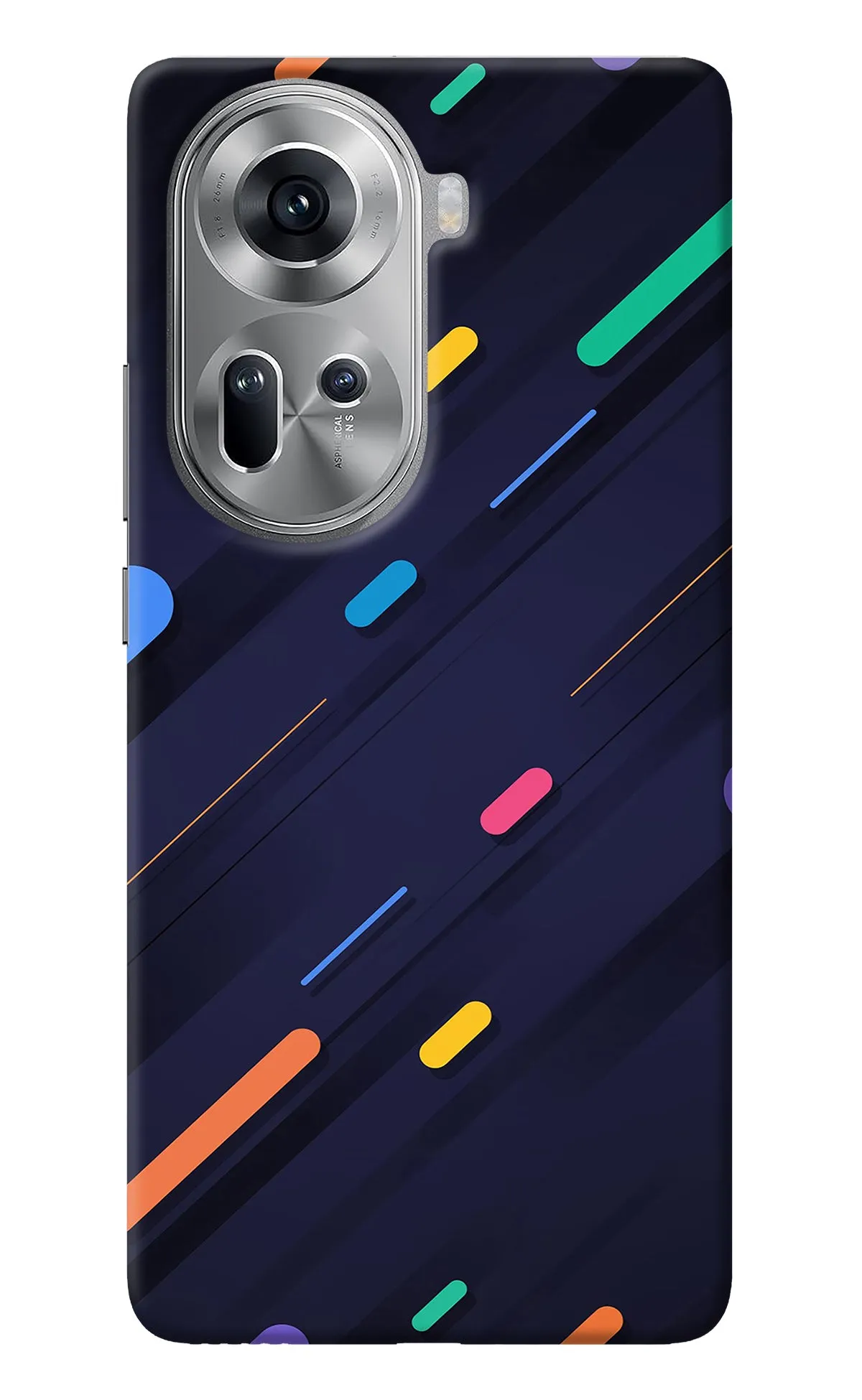 Abstract Design Oppo Reno11 Back Cover