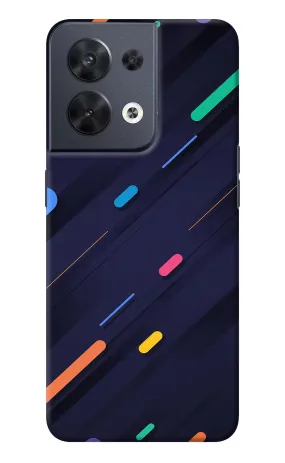 Abstract Design Oppo Reno8 Back Cover