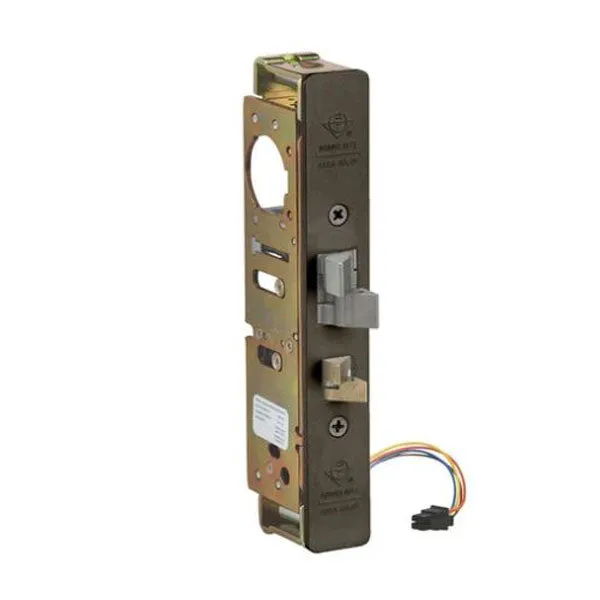 Adams Rite - 4300 - Steel Hawk E-Latch - Electrified Deadlatch - 1-1/2" Backset - Surface Mount - Std Jamb - Dark Bronze - 24VDC