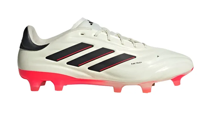 adidas Copa Pure 2 Elite FG - Ivory/Black/Solar Red