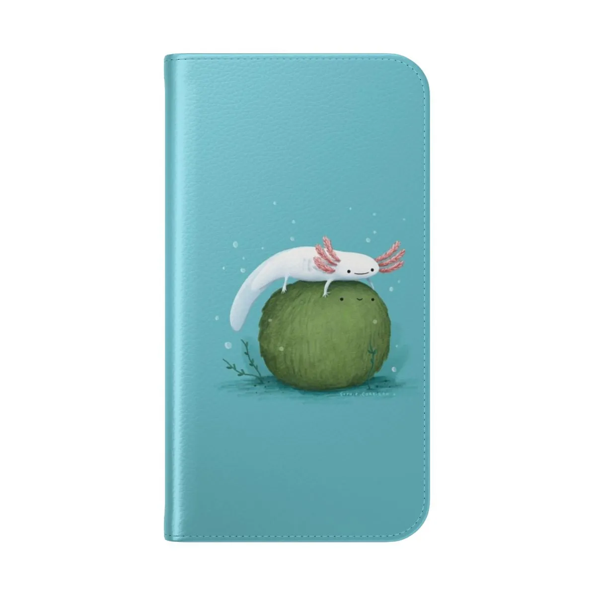 Adorable Axolotl Moss Ball Phone Case Cover