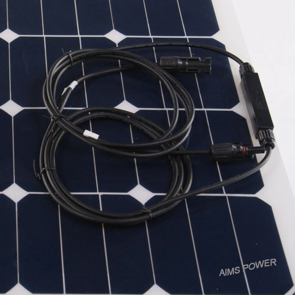 AIMS Power Slim & Flexible Monocrystalline Solar Panel | 60 Watts