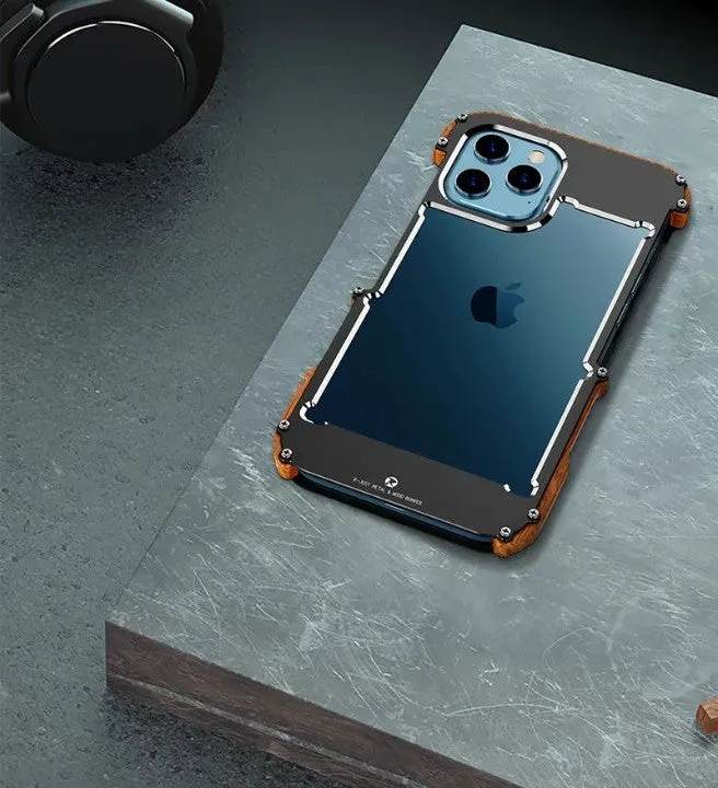 Aluminum Bumper Thin Shockproof iPhone Case