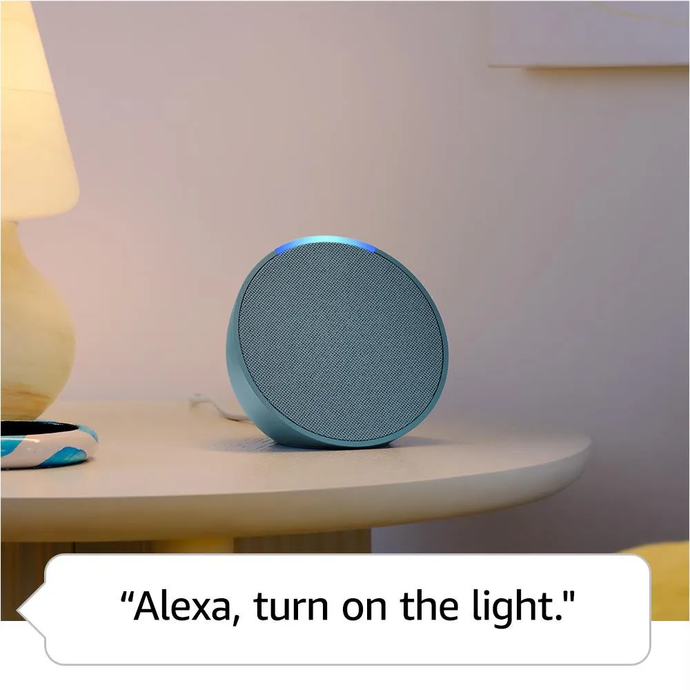 Amazon Echo Pop Compact Smart Speaker (Midnight Teal)