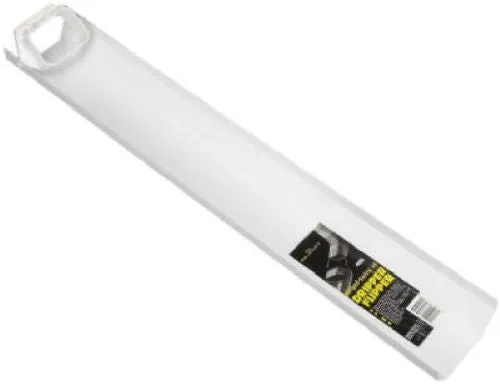 Amerimax 37030 White Poly 30" Hinged Dripper Flipper Downspout Extension - Quantity of 6