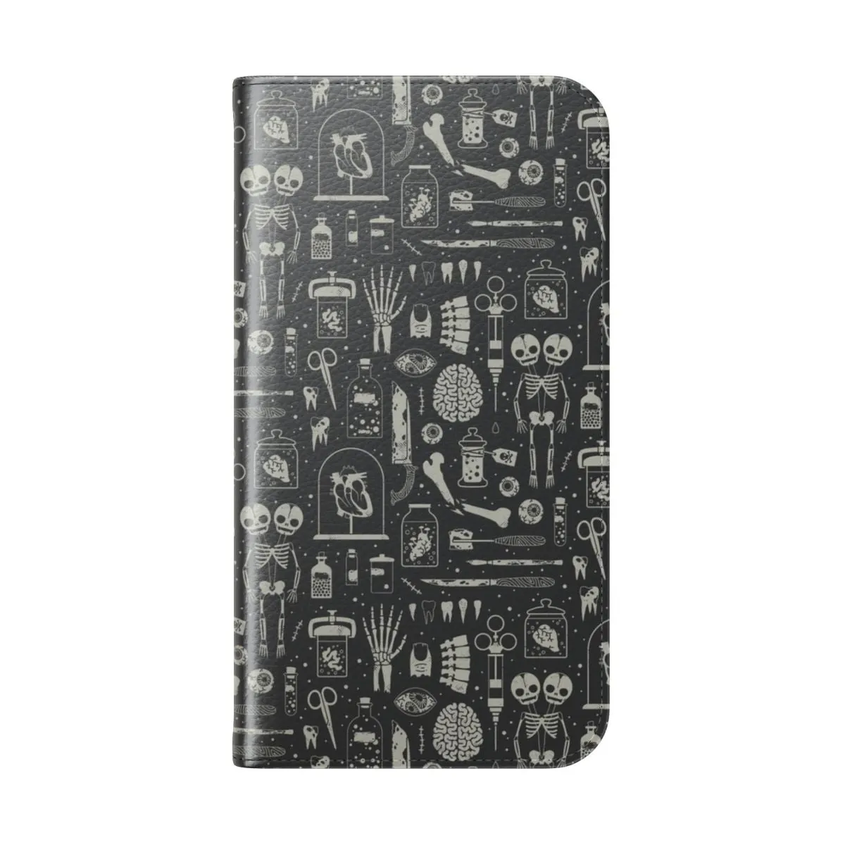 Anatomical X-Ray Flip Cover Phone Case for Halloween