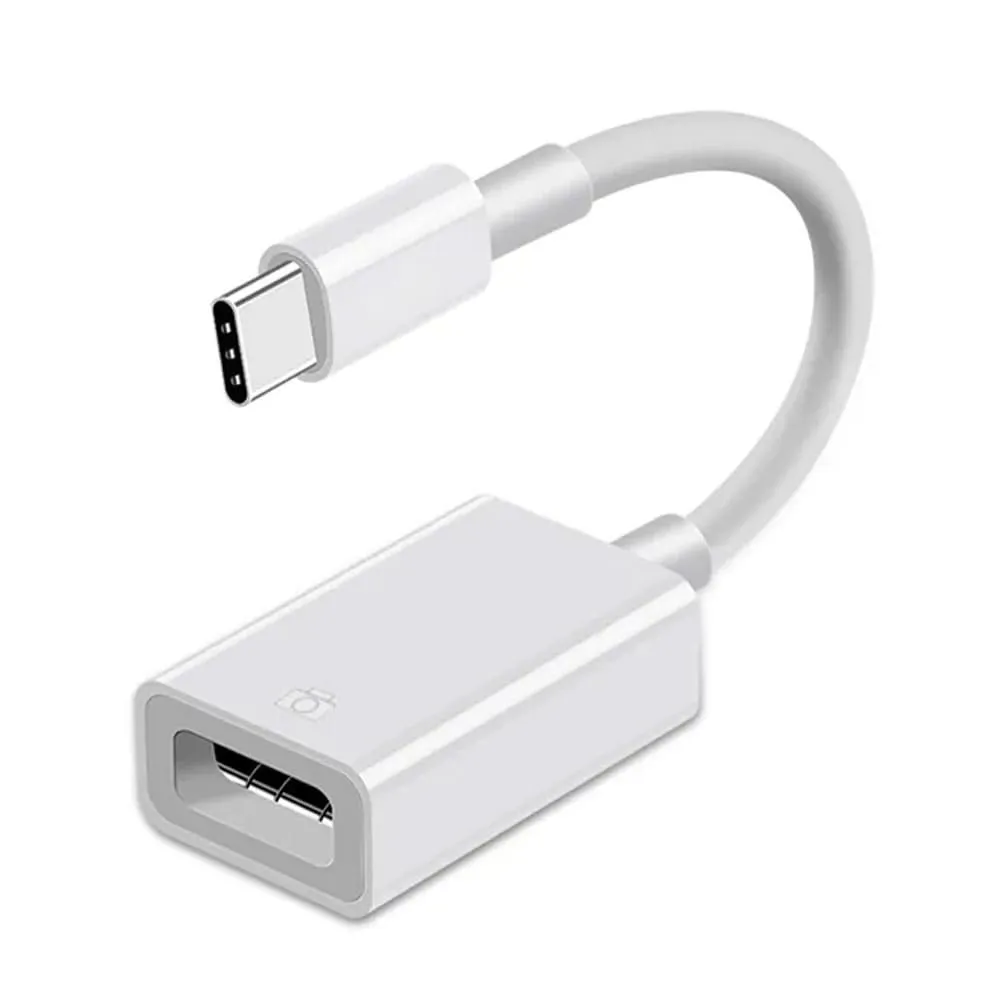 Apple and Android Type C to USB Camera Adapter - OTG