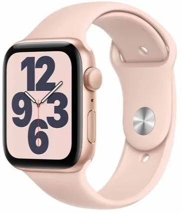 Apple Watch SE (GPS   Cellular) 40mm Gold Aluminum Case with Pink Sand Sport Band - (MYEA2LL/A)