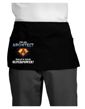 Architect - Superpower Dark Adult Mini Waist Apron, Server Apron