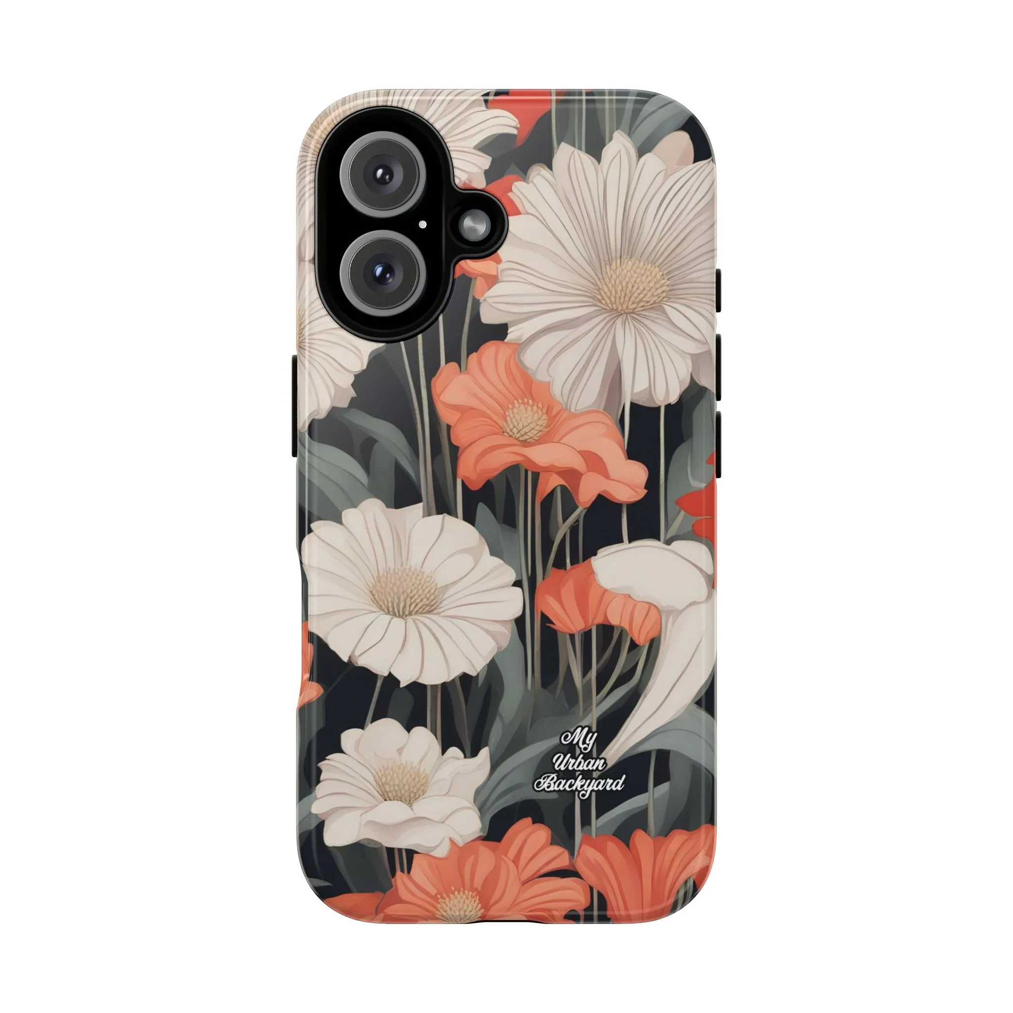 Art Deco Flowers, Cell Phone Case - Apple, Samsung or Google Pixel