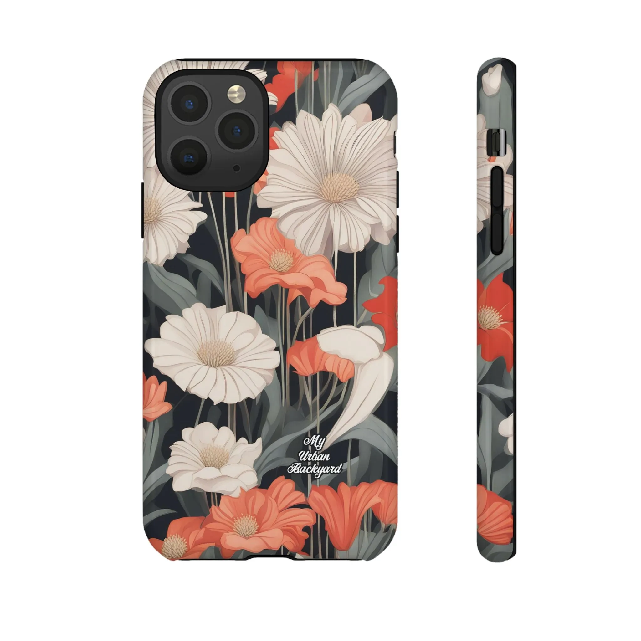 Art Deco Flowers, Cell Phone Case - Apple, Samsung or Google Pixel