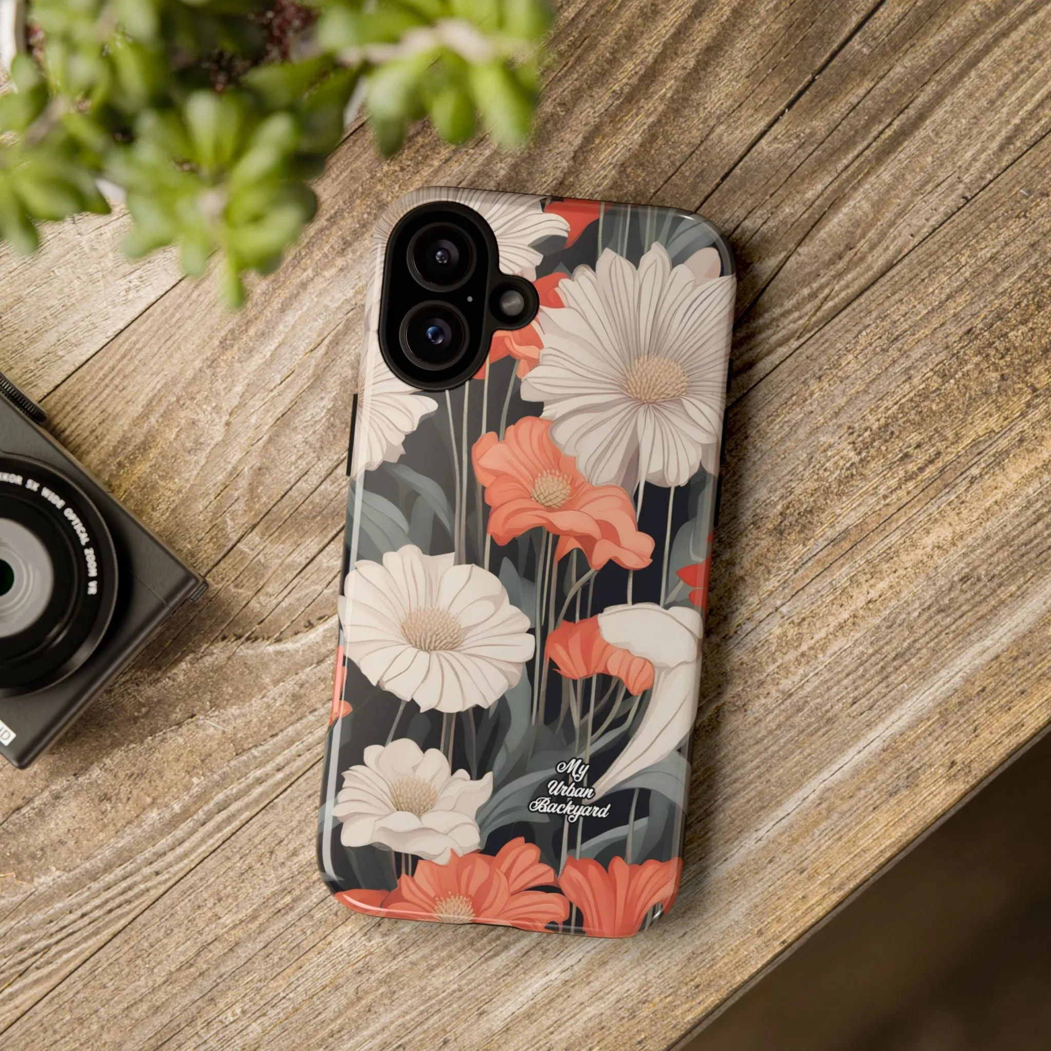 Art Deco Flowers, Cell Phone Case - Apple, Samsung or Google Pixel