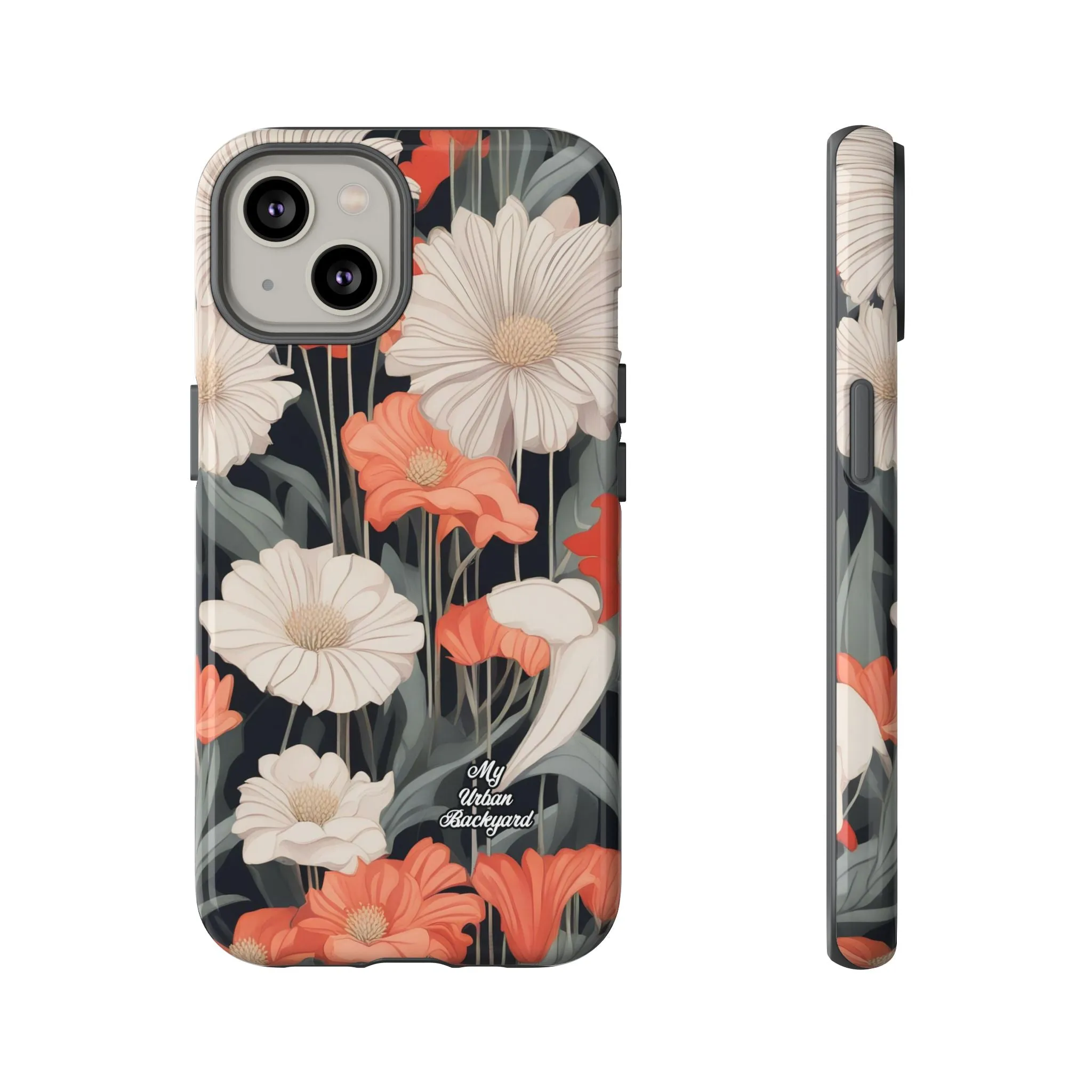 Art Deco Flowers, Cell Phone Case - Apple, Samsung or Google Pixel