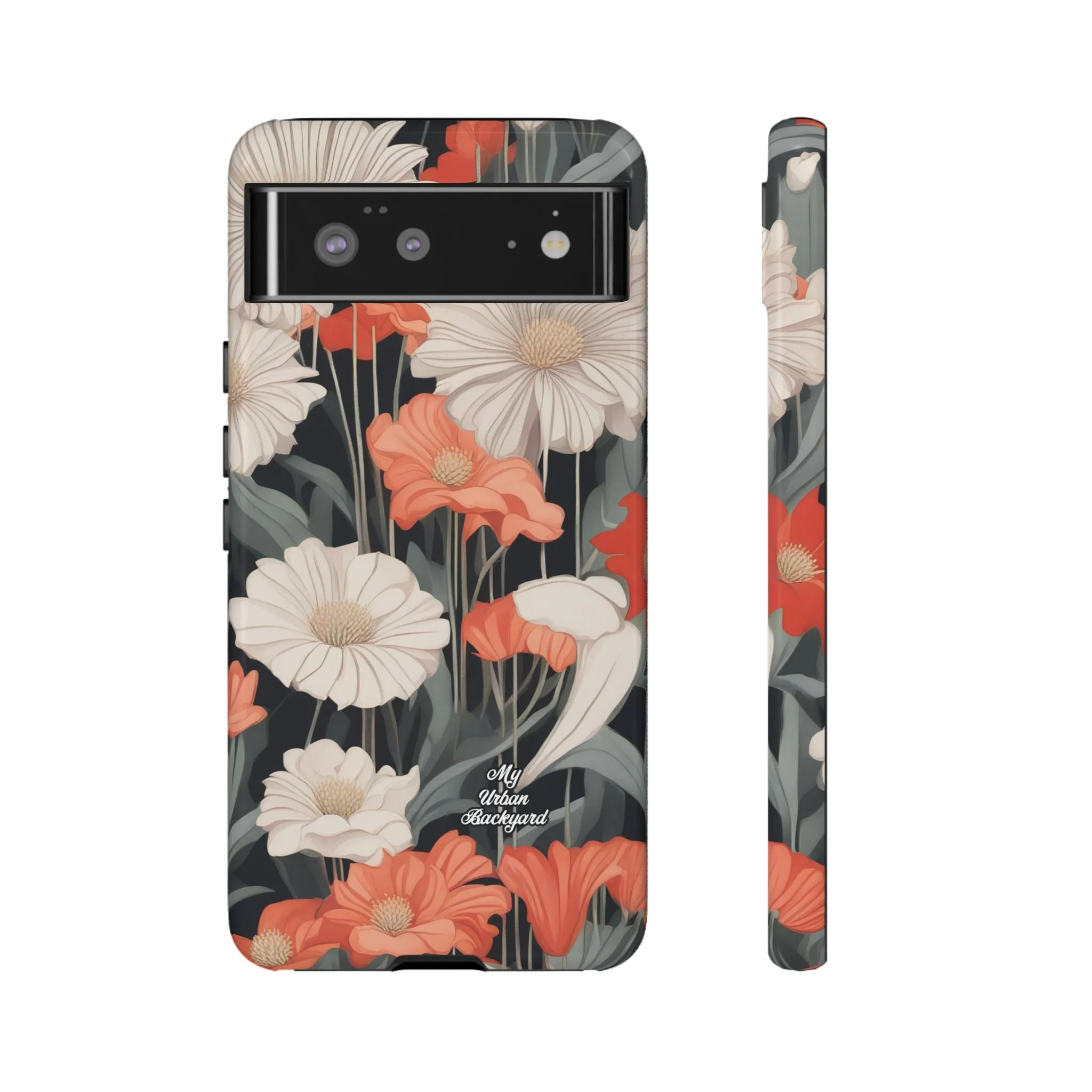 Art Deco Flowers, Cell Phone Case - Apple, Samsung or Google Pixel