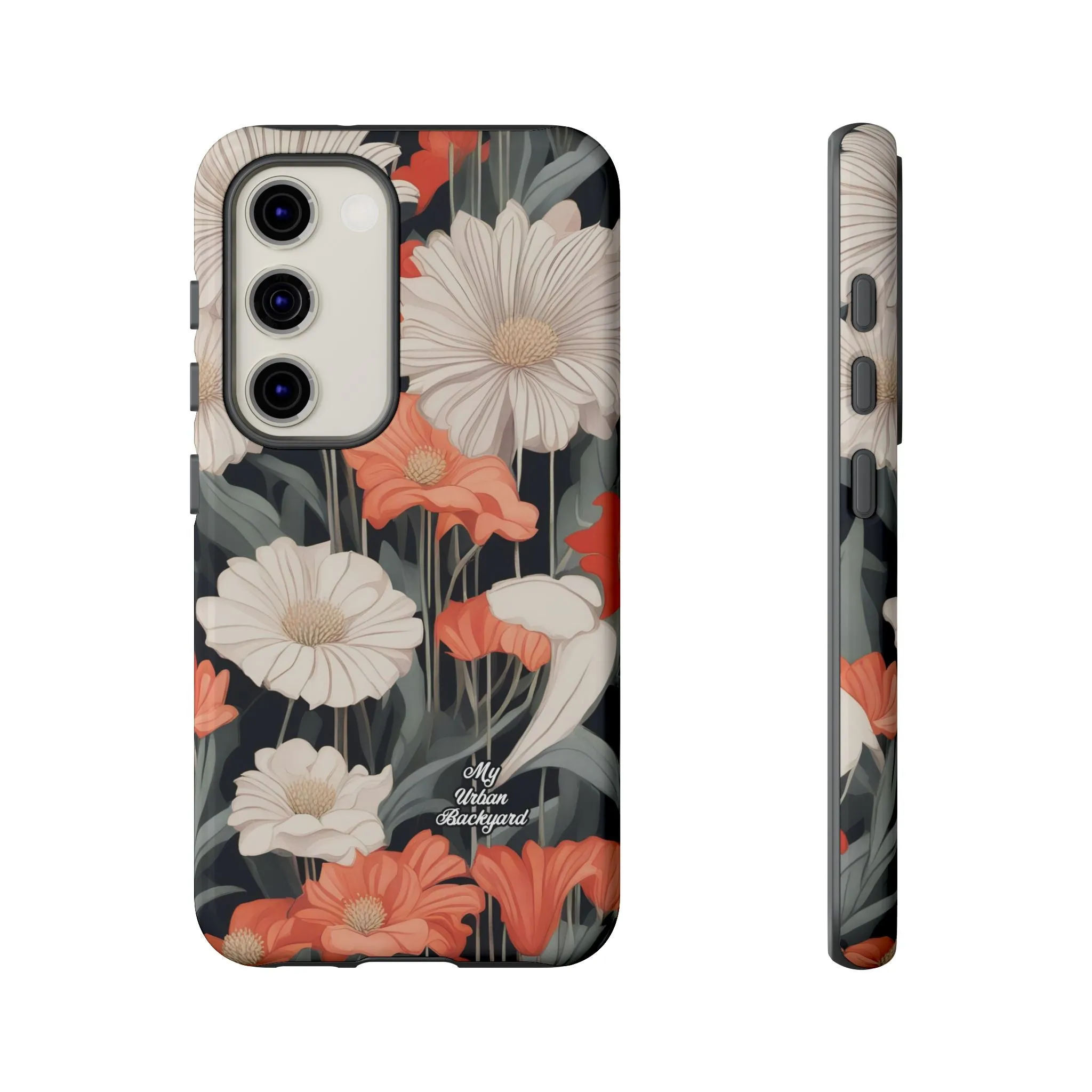 Art Deco Flowers, Cell Phone Case - Apple, Samsung or Google Pixel