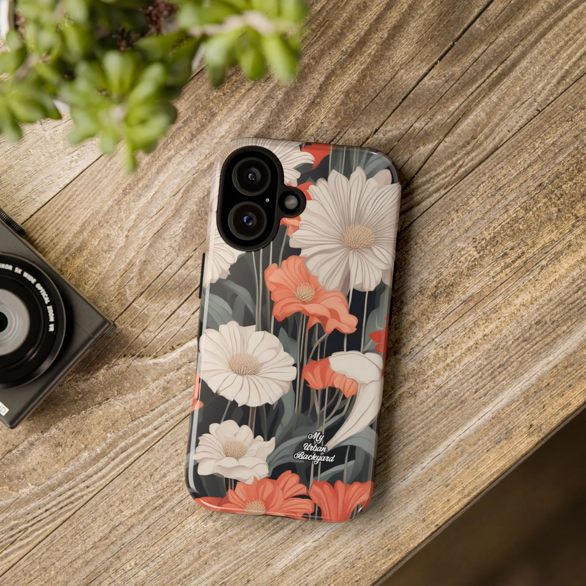 Art Deco Flowers, Cell Phone Case - Apple, Samsung or Google Pixel