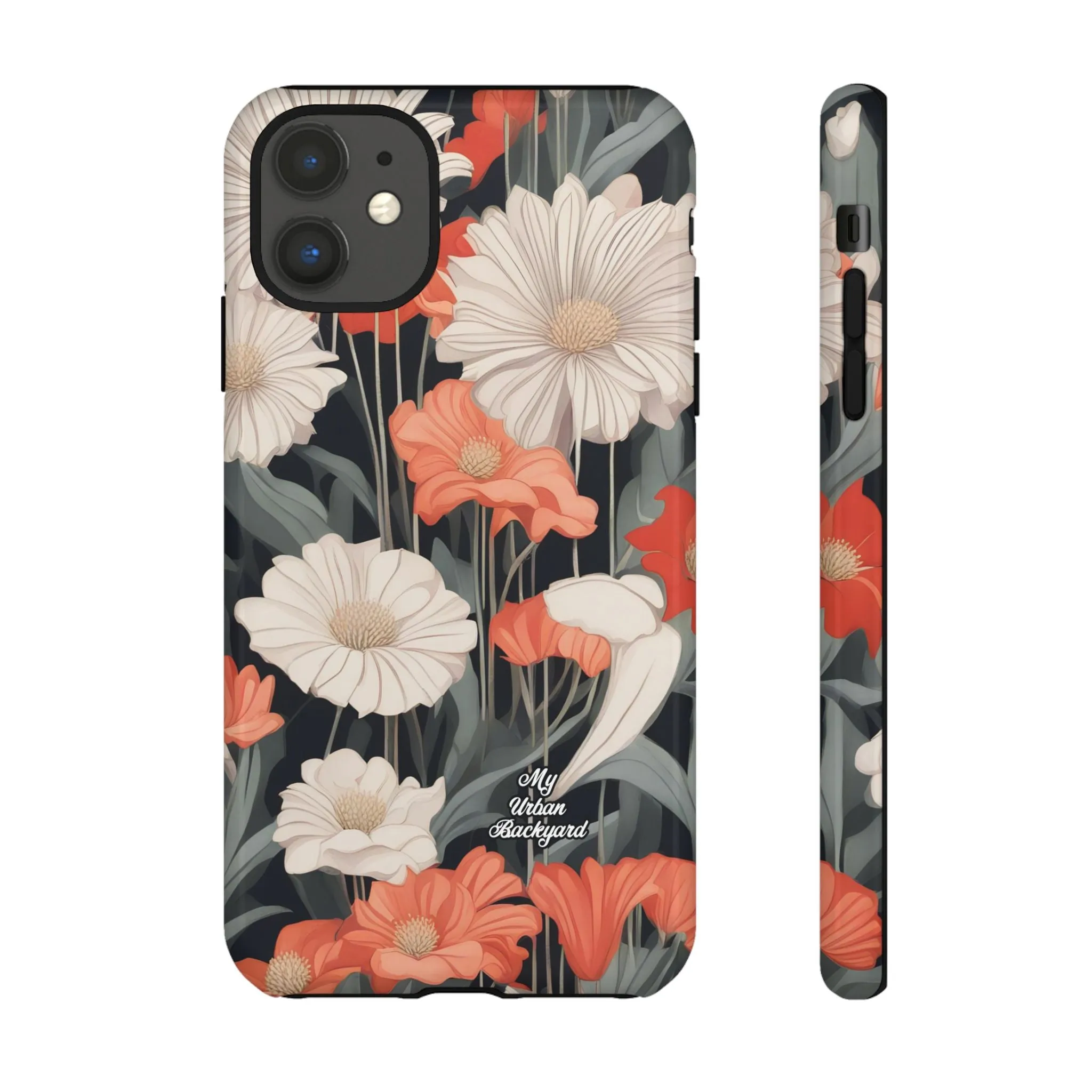 Art Deco Flowers, Cell Phone Case - Apple, Samsung or Google Pixel