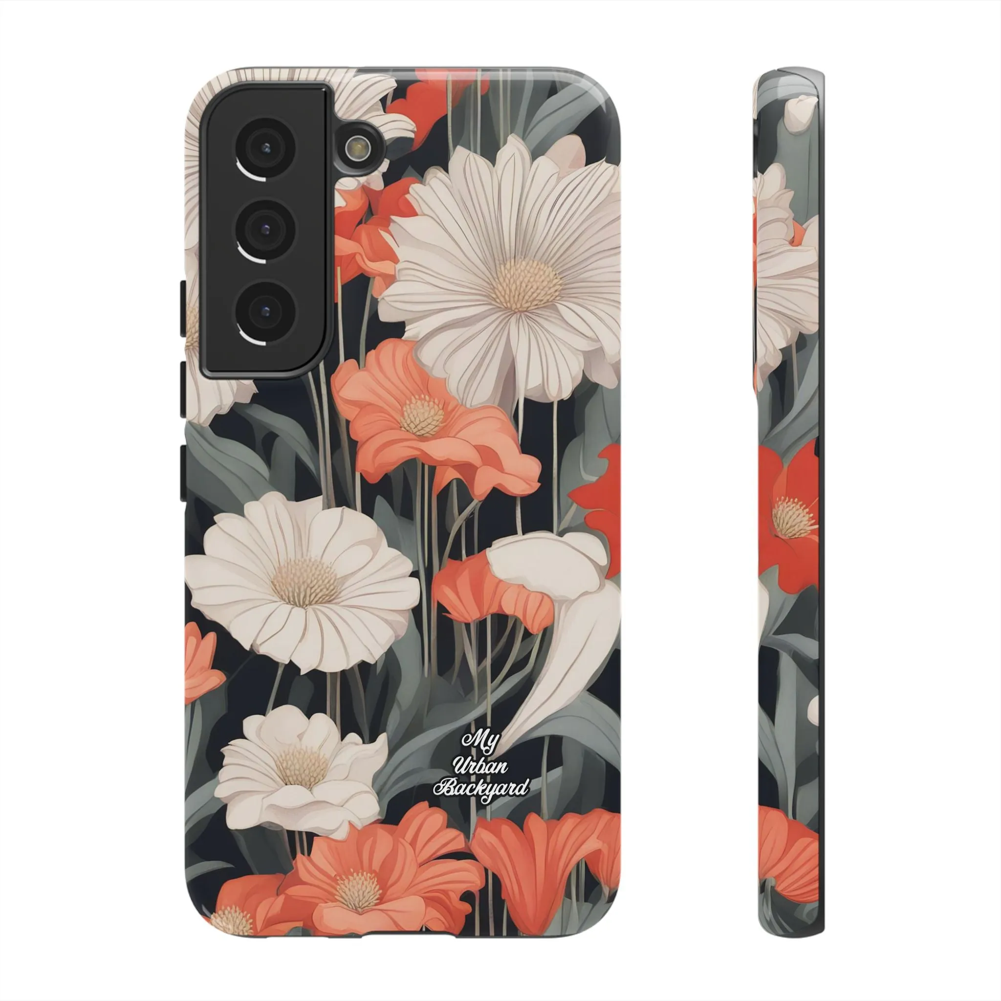 Art Deco Flowers, Cell Phone Case - Apple, Samsung or Google Pixel