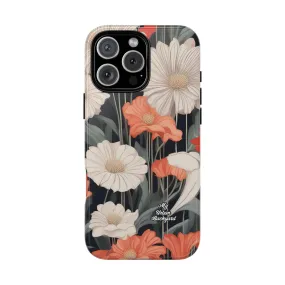 Art Deco Flowers, Cell Phone Case - Apple, Samsung or Google Pixel