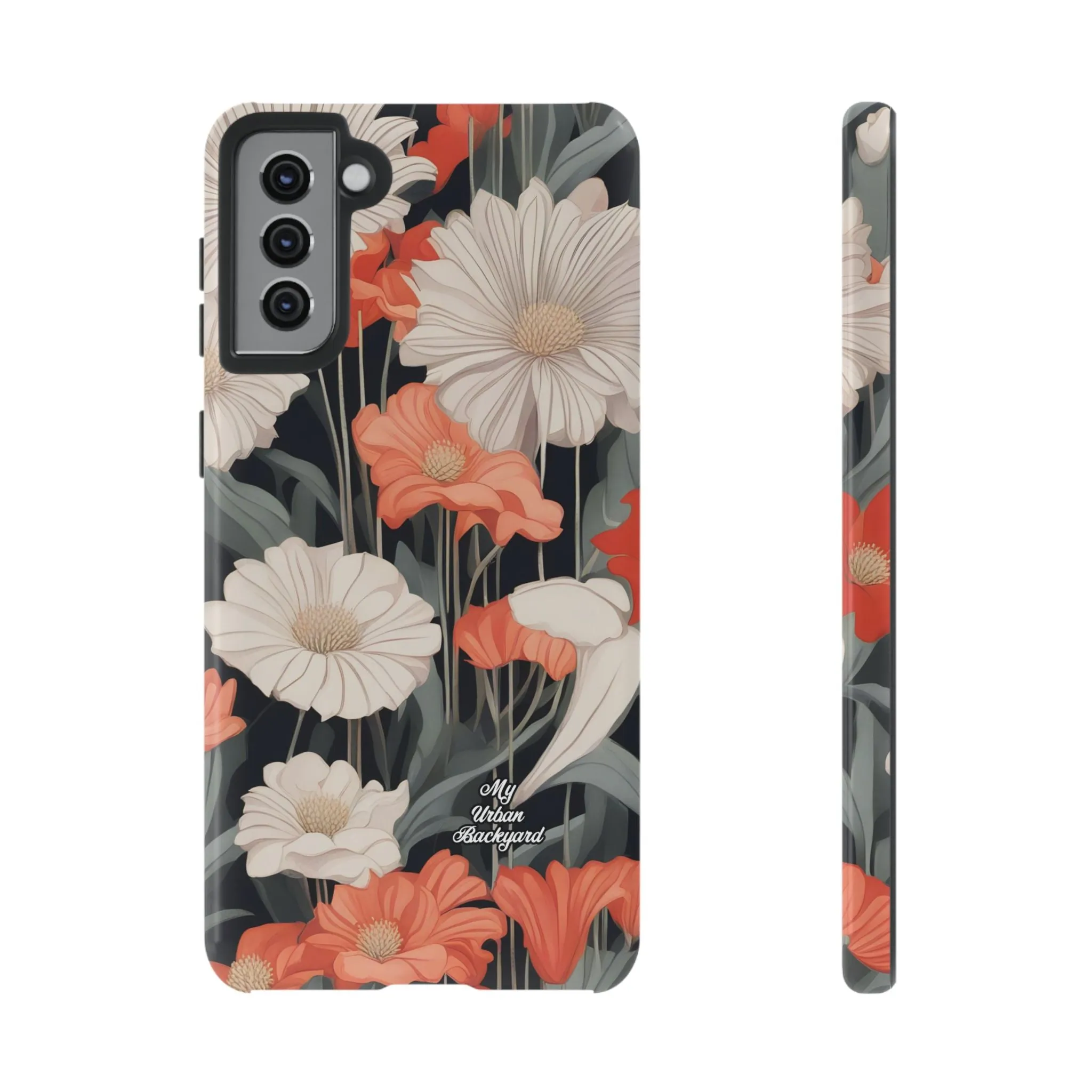 Art Deco Flowers, Cell Phone Case - Apple, Samsung or Google Pixel