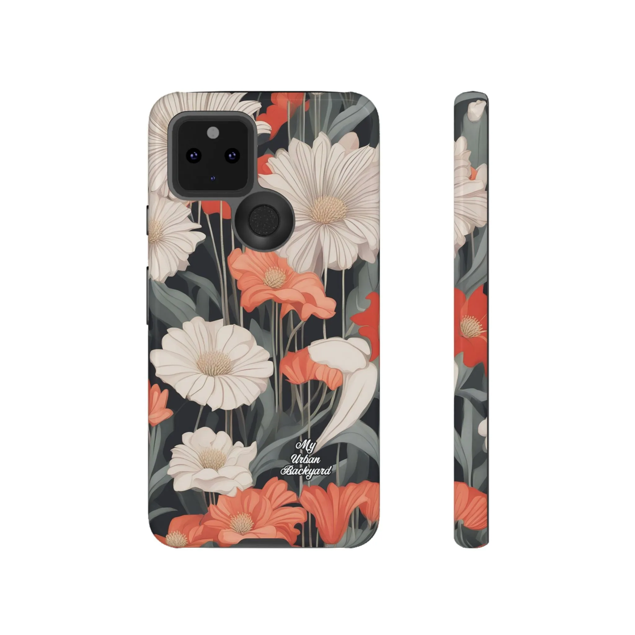 Art Deco Flowers, Cell Phone Case - Apple, Samsung or Google Pixel