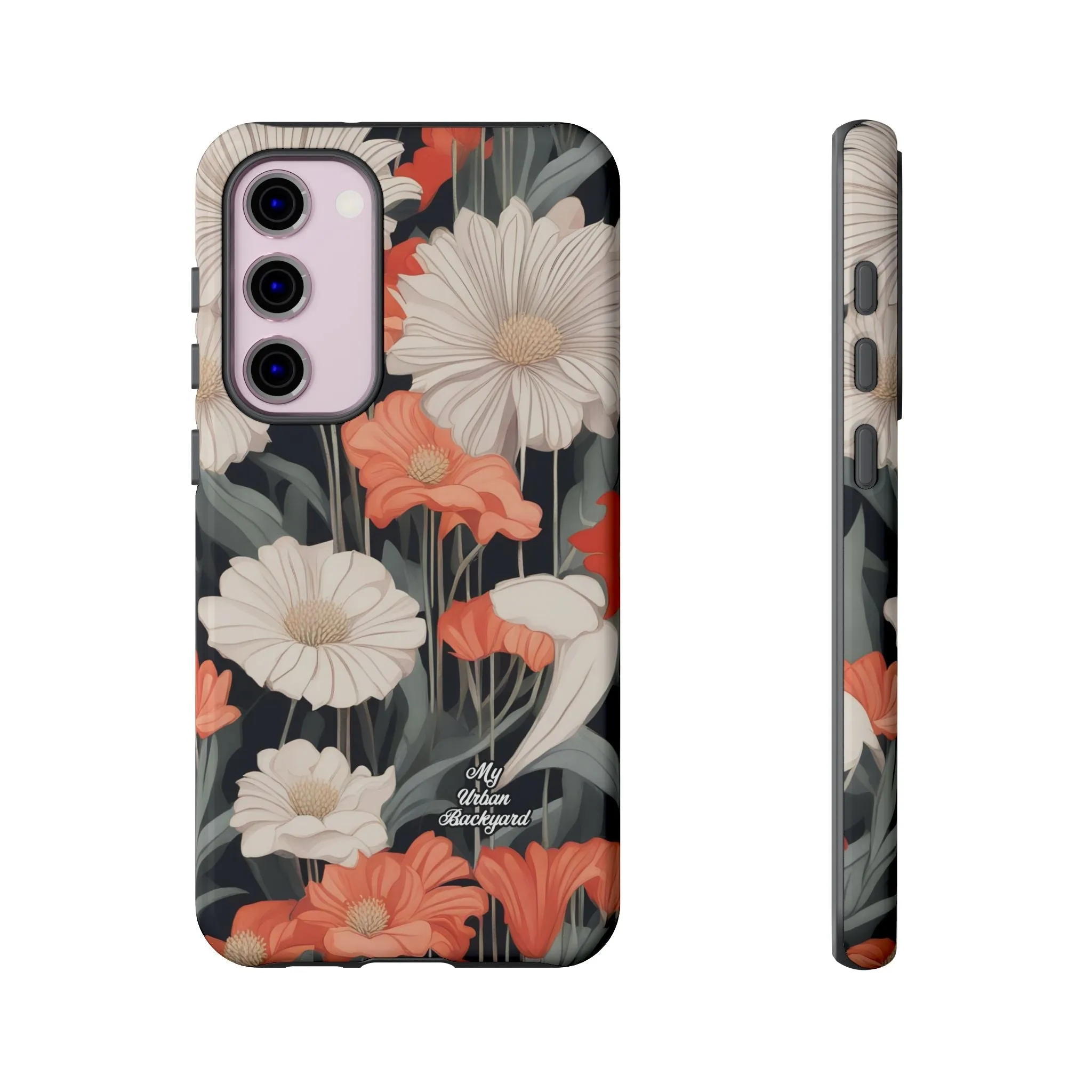 Art Deco Flowers, Cell Phone Case - Apple, Samsung or Google Pixel