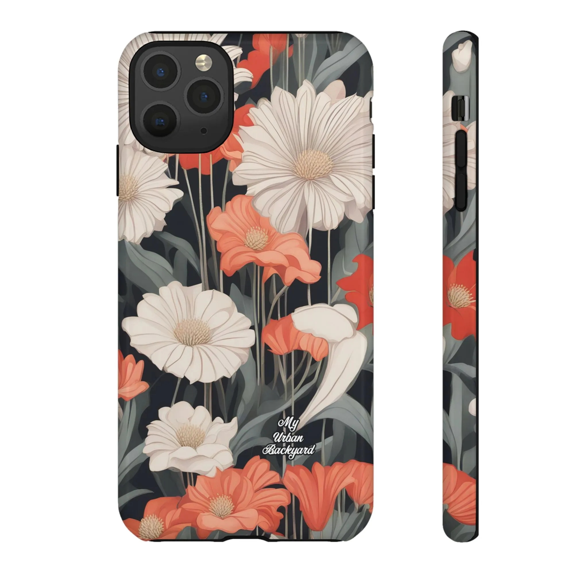 Art Deco Flowers, Cell Phone Case - Apple, Samsung or Google Pixel