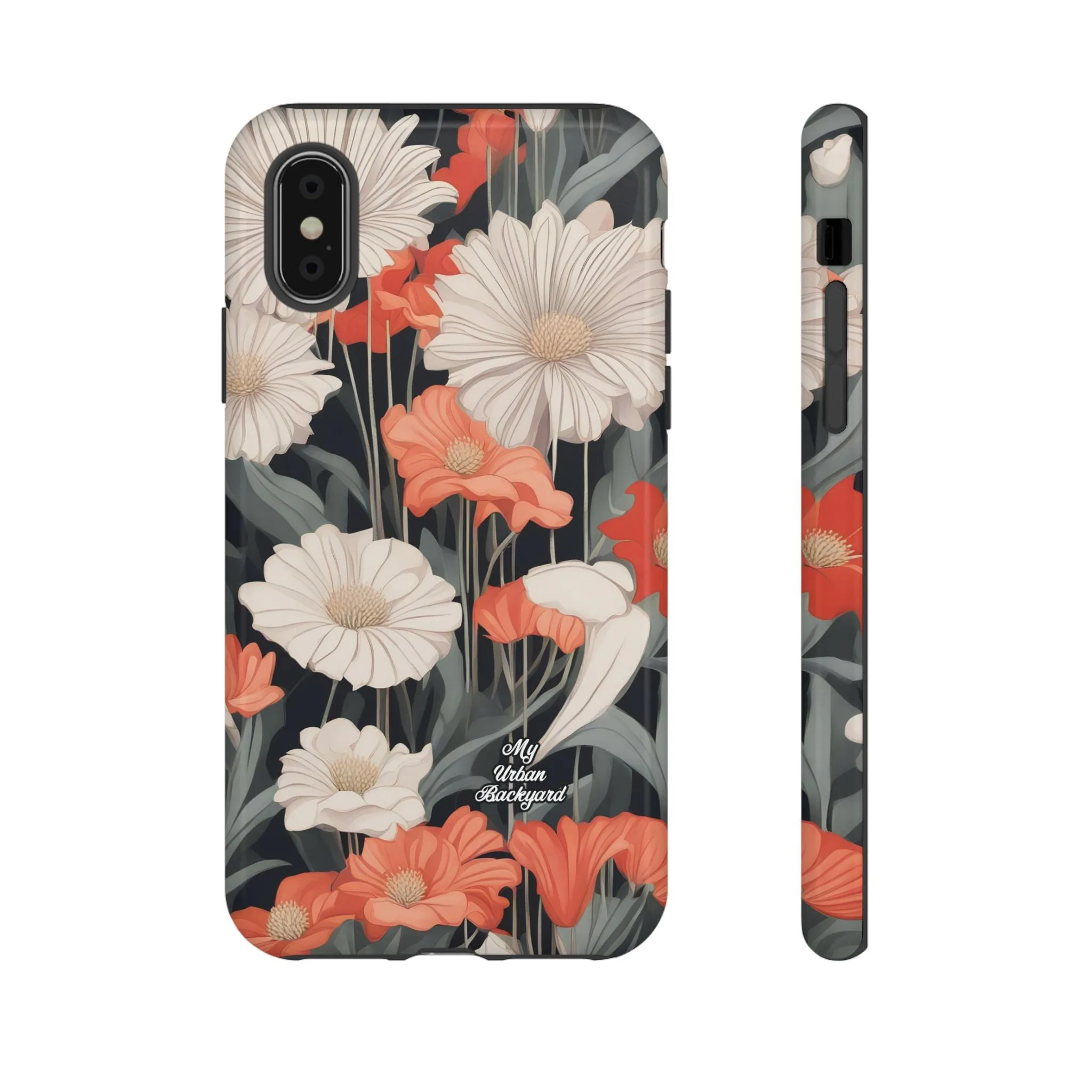 Art Deco Flowers, Cell Phone Case - Apple, Samsung or Google Pixel