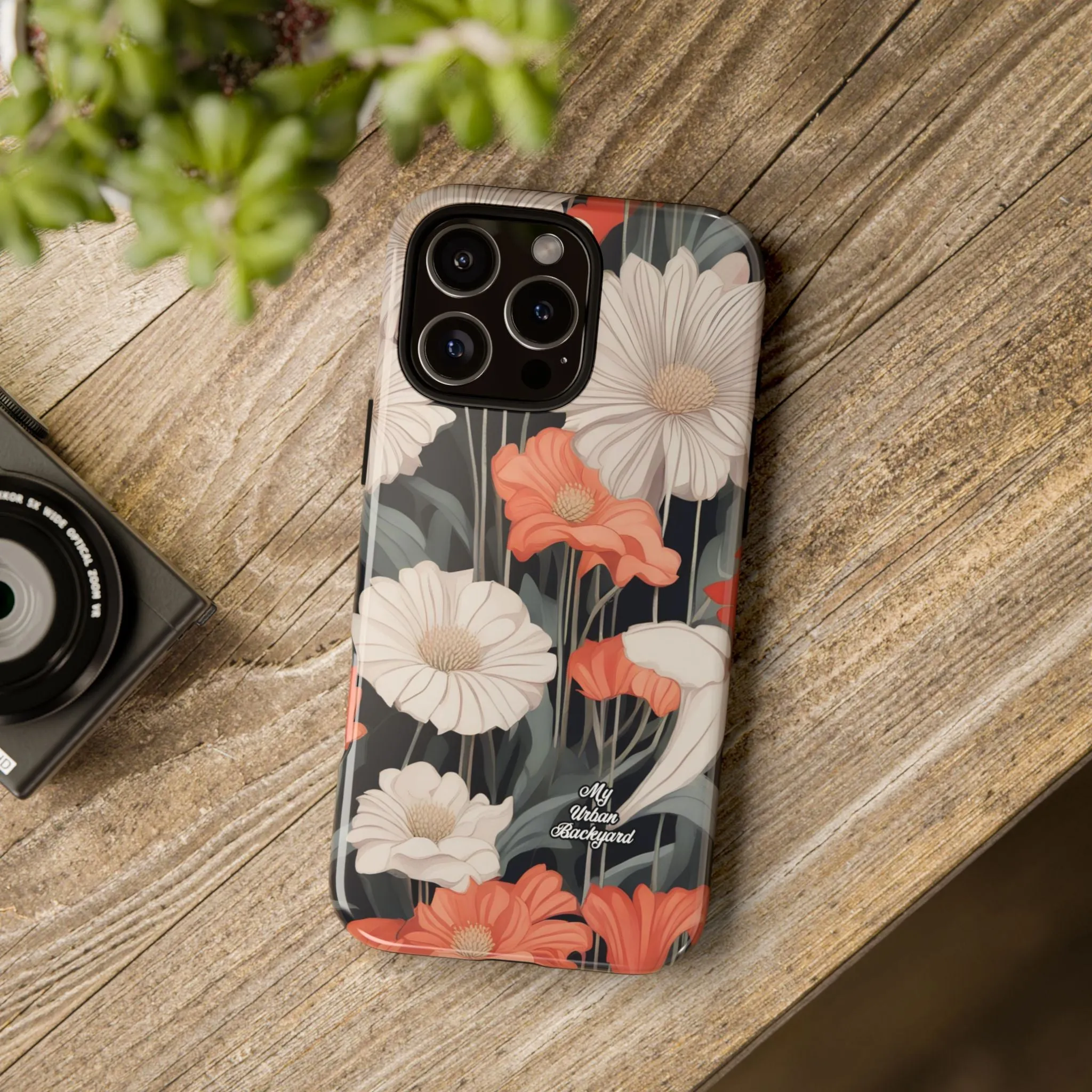 Art Deco Flowers, Cell Phone Case - Apple, Samsung or Google Pixel