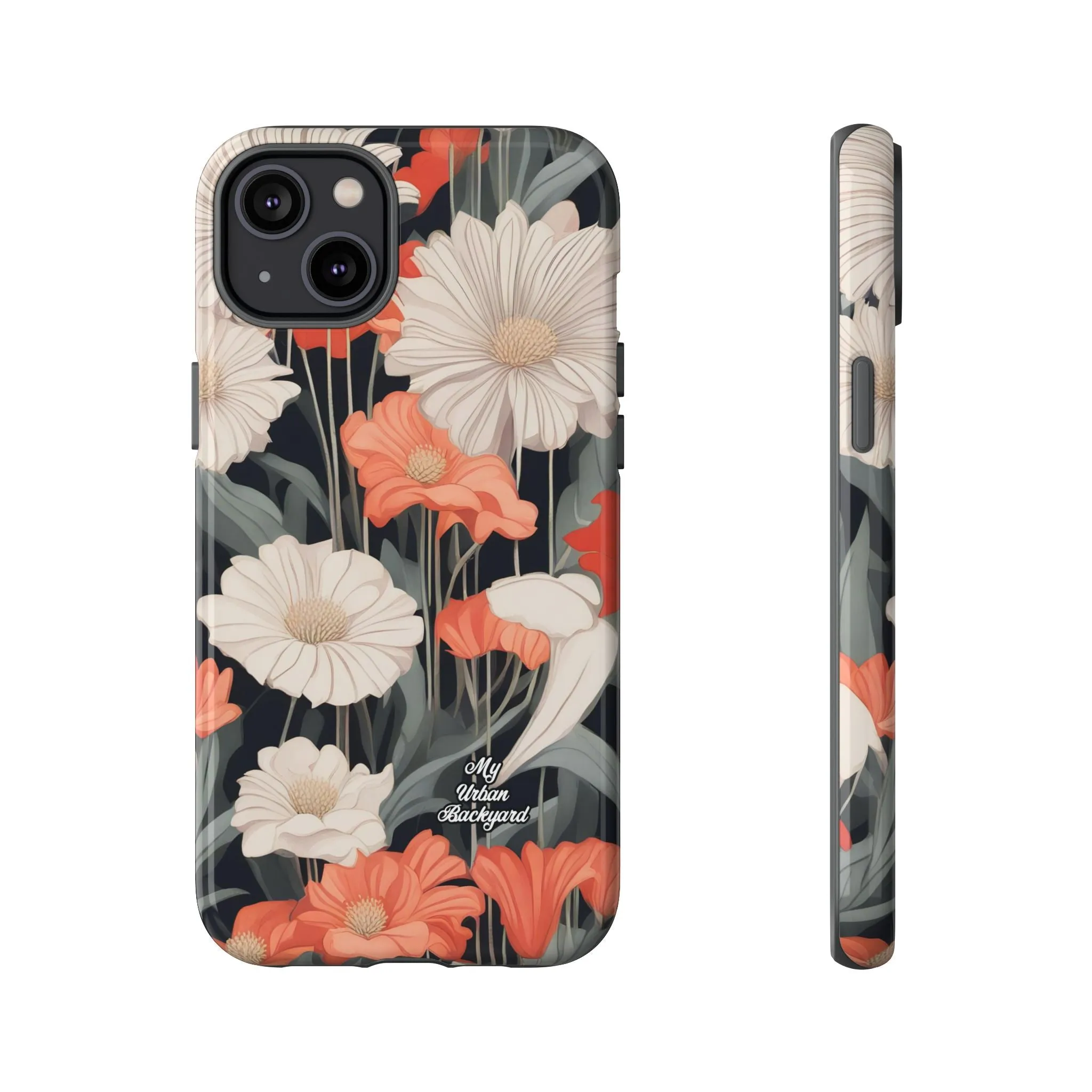 Art Deco Flowers, Cell Phone Case - Apple, Samsung or Google Pixel