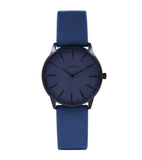 Black & Gun Metal with Navy Watch | Solar Classic