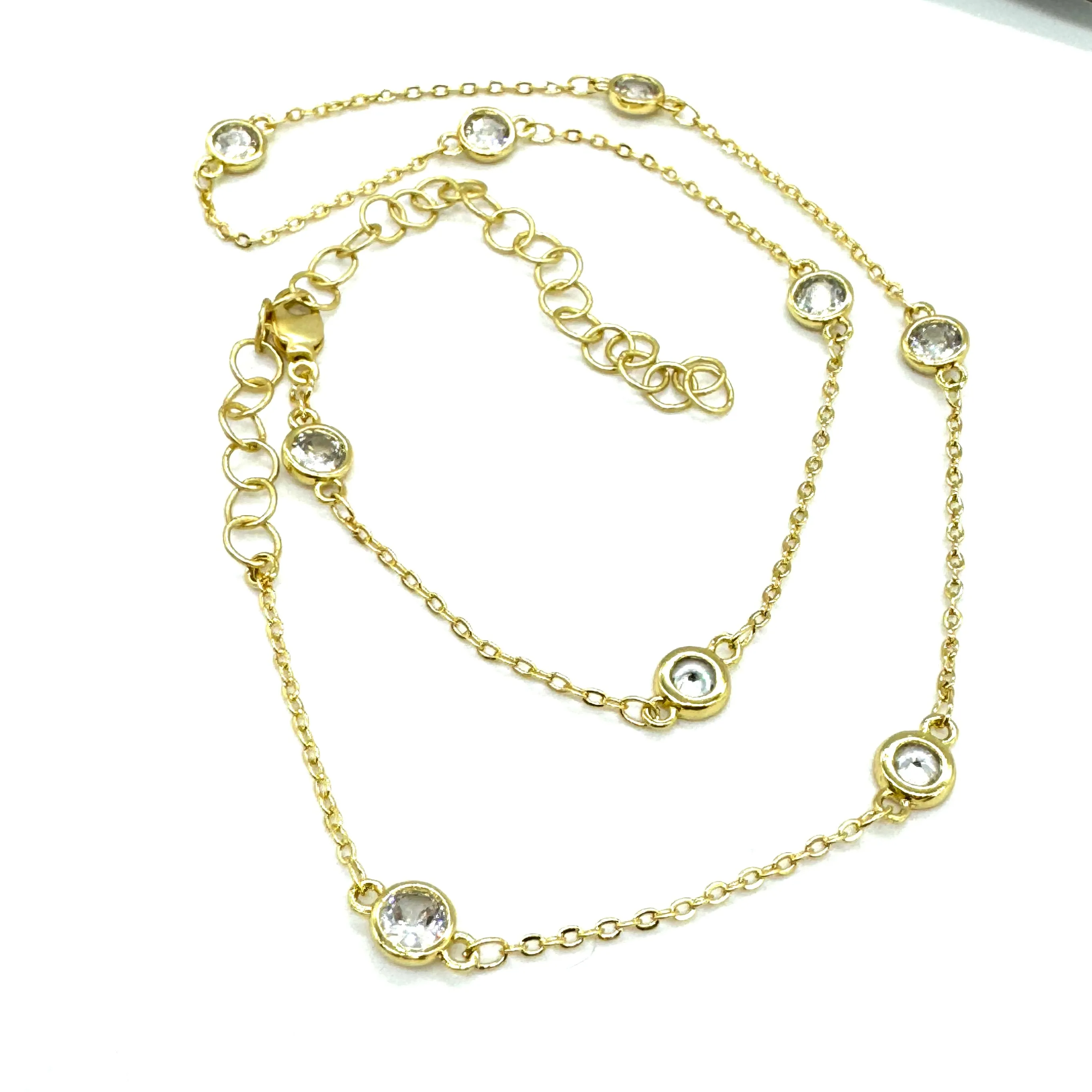 Bling & Sparkle Channel Necklace - 2 lengths