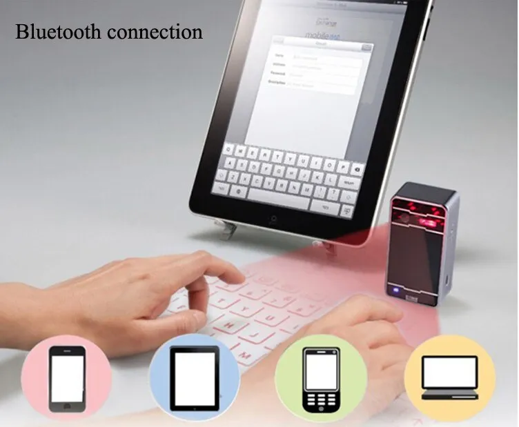 Bluetooth Wireless Virtual Projection keyboard