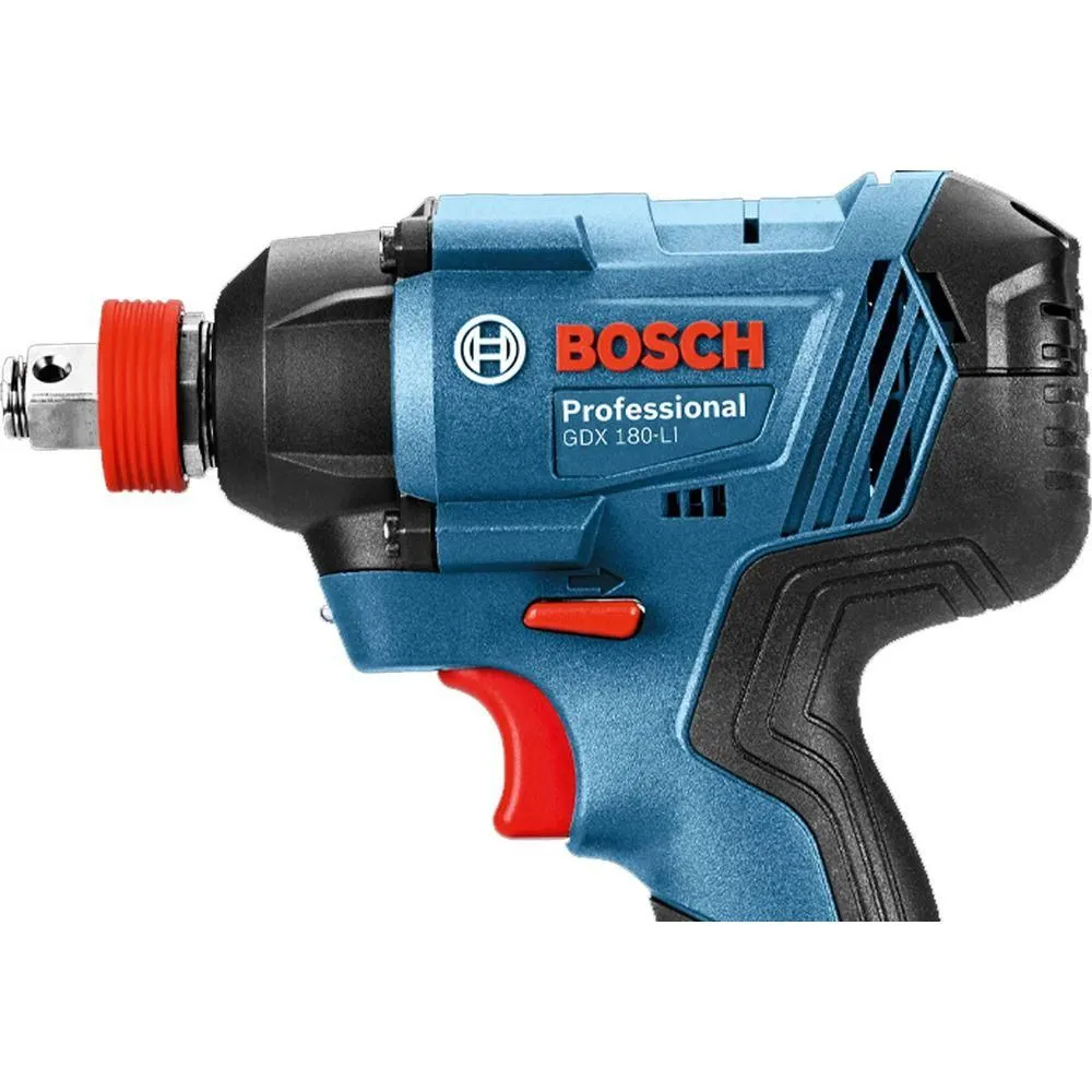 Bosch GDX 180-Li 2in1 Cordless Impact Driver / Wrench 1/2" Drive 180Nm 18V [Kit] (Open Seal)