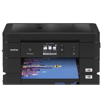 Brother MFC Inkjet All-in-One Color Printer, 128MB Memory, Wireless, Ethernet, Color Touchscreen LCD Display - MFC-J895DW