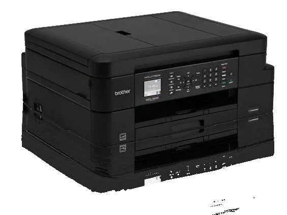 Brother MFC Inkjet All-in-One Color Printer, INKvestment Cartridges, 128MB Memory, Wireless, Color LCD Display - MFC-J775dw