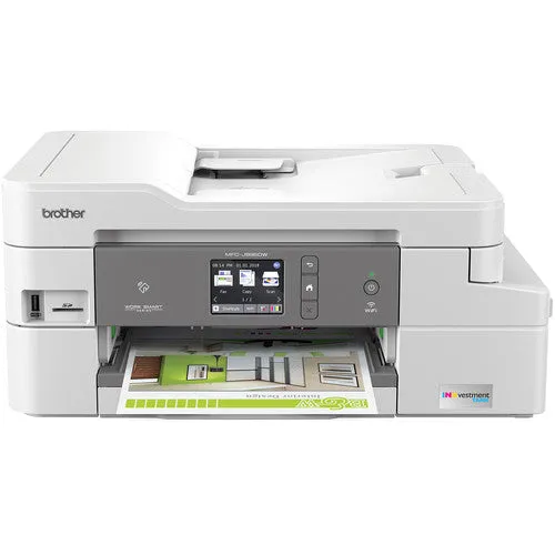 Brother MFC-J995DW INKvestment Tank Color Inkjet All-in-One Printer, 128MB Memory, Wireless, Ethernet, Color Touchscreen LCD Display, 1-Year of Ink In-box - MFC-J995dw